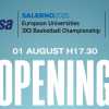 Al via a Salerno l'European Universities 3x3 Basketball Championships 2025