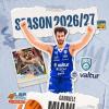 La Valtur Brindisi conferma anche Gabriele Miani per il 2026/27