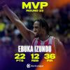 Ebuka Izundu della Stella Rossa Belgrado è l'MVP del Round 23