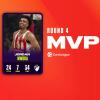 Jordan Nwora della Stella Rossa è l'MVP del Round 4 di EuroLeague