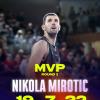 EuroLeague Round 2 MVP: Nikola Mirotic, AS Monaco