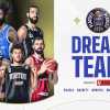 Alessandro Pajola, Daniel Hackett, Nikola Mirotic, Maurice Ndour e Tornik'e Shengelia