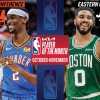 NBA, Shai Gilgeous-Alexander e Jayson Tatum sono gli MVP di novembre