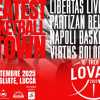 A settembre Trofeo Lovari con Virtus Bologna, Partizan Belgrado, Napoli e Libertas Livorno