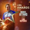 LBA Awards 2026 - Manuel Attard è l'LBA Referee Of The Year