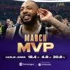 EuroLeague | Carlik Jones si aggiudica l'MVP del mese di marzo