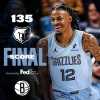 NBA - I Brooklyn Nets ballano al ritmo dei Memphis Grizzlies