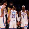 Gli Oklahoma City Thunder schiaffeggiano dei Lakers senza stars