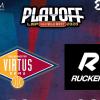 Serie B - Una decisa Virtus GVM Roma fa sua gara 1 contro la Rucker