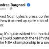 Andrea Bargnani dice la sua su Noah Lyles e i 'campioni del Mondo' nella NBA