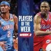 Shai Gilgeous-Alexander e Tyrese Maxey nominati MVP della seconda settimana NBA
