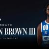 John Brown III è un nuovo giocatore della Pallacanestro Brescia