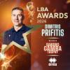 Dimitris Priftis vince il Sandro Gamba Trophy - Coach of the Year