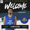 Serie B - Loreto Basket Pesaro ingaggiato il centro Luka Lomtadze
