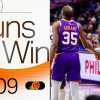 NBA - I Phoenix Suns risorgono improvvisamente a Philadelphia