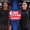 NBA - Udoka dei Rockets e Carlisle dei Pacers Coaches of the Month