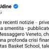 Apu Udine, smentita sui recenti articoli sulla Libertas Basket School