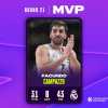 EuroLeague, Facundo Campazzo MVP del Round 21 