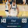 NBA - I Mavericks espugnano Golden State in una notte da record