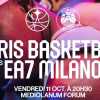 LIVE EL - Olimpia Milano vs Paris Basketball: diretta (tre assenze per Messina)