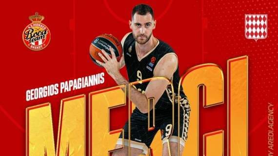 UFFICIALE EL - Georgios Papagiannis lascia l'AS Monaco Basket