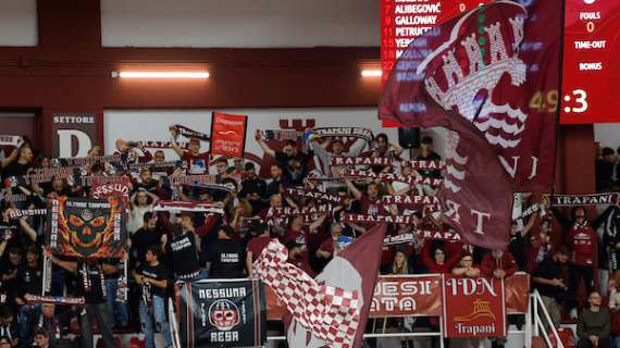 Trapani, è scontro con la tifoseria: «Non saremo sugli spalti contro l'Olimpia Milano»