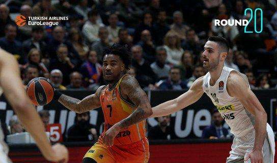 EuroLeague - Il Valencia tiene a bada l'irruenza del Partizan Belgrado