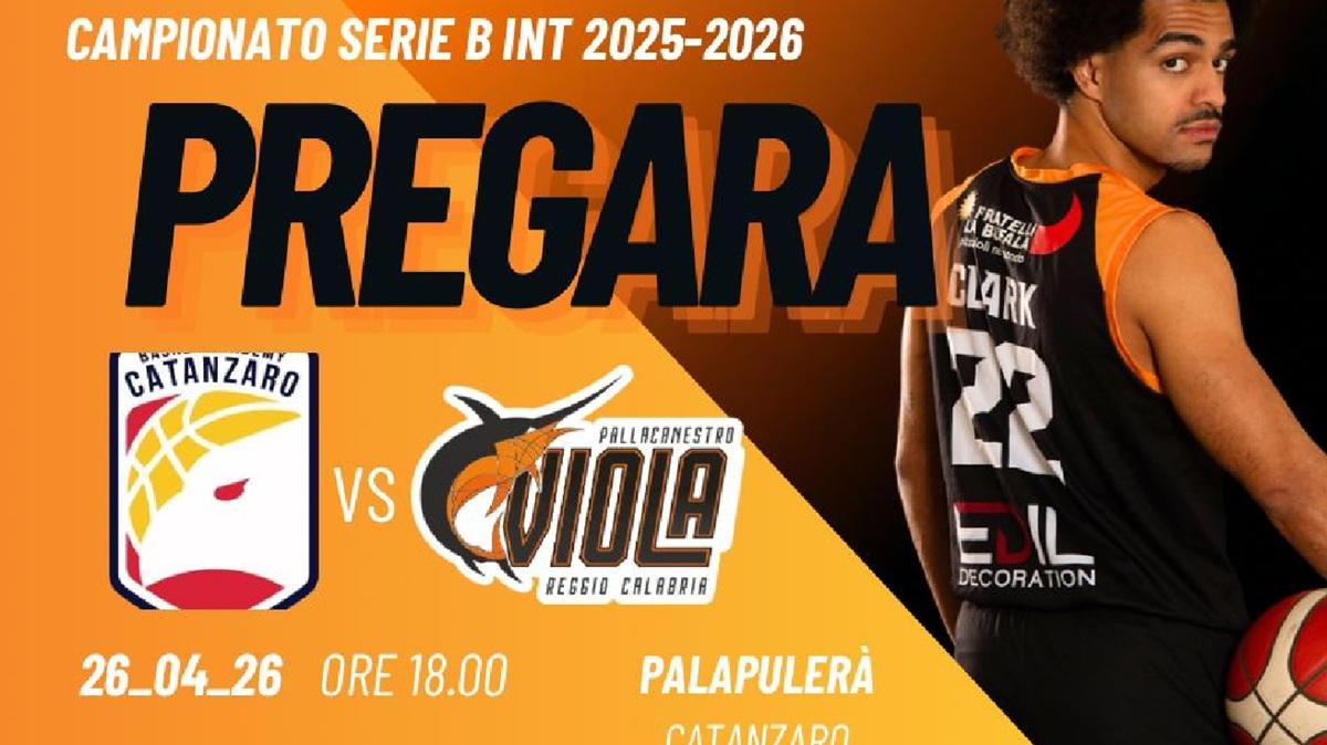 Serie B - Basket Academy Catanzaro vs Redel Viola, derby al PalaPulerà