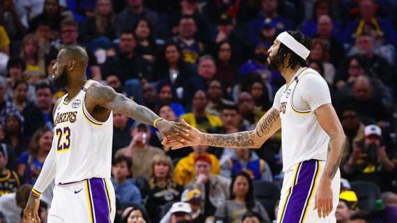 NBA - I Warriors non resistono al secondo tempo dei Lakers