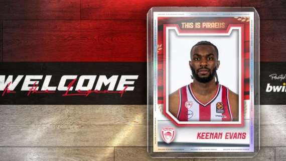 UFFICIALE EL - Colpo Olympiacos, triennale per Keenan Evans 