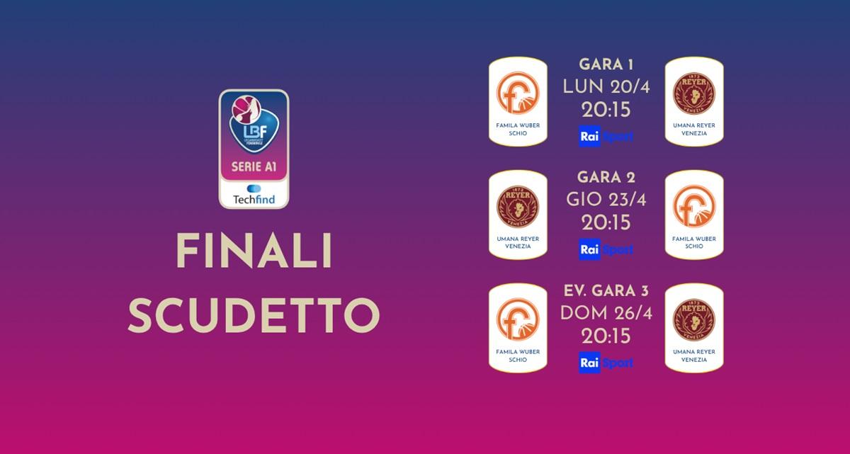 Finali Scudetto Techfind Serie A1 - Il programma completo, tutte le partite su RaiSport