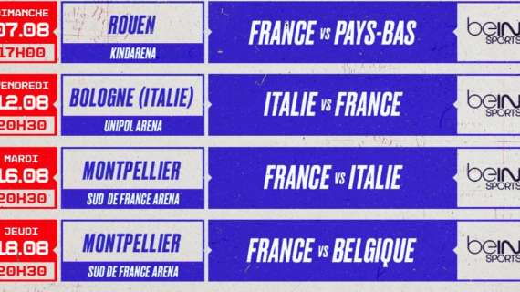 Francia, le amichevoli pre EuroBasket: due sfide contro l'Italia
