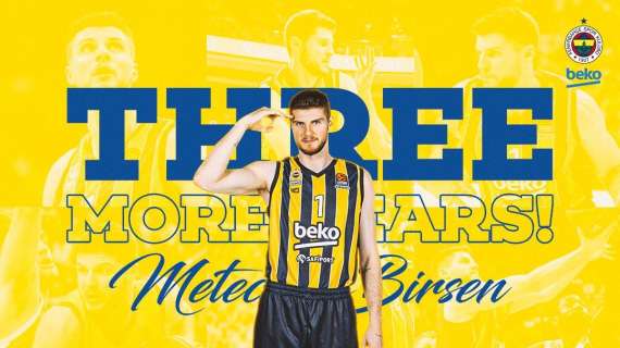 UFFICIALE EL - Fenerbahce, giornata di conferme: rinnovato Metecan Birsen