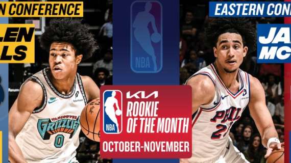 NBA - Jared McCain e Jaylen Wells nominati Rookie del mese di novembre