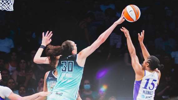 WNBA - Liberty, un primo tempo storico per Breanna Stewart