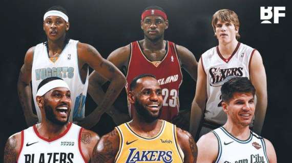 NBA - Sono solo tre i giocatori del draft 2003 ancora in campo
