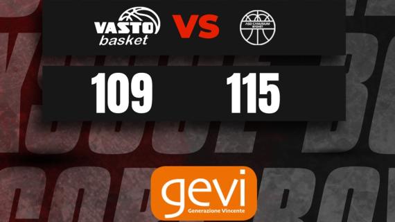 Serie B - Dopo tre overtime il Canusium la spunta sul Vasto Basket
