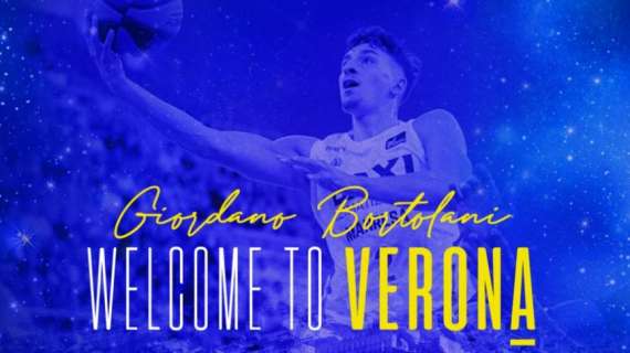 UFFICIALE LBA - Giordano Bortolani alla Tezenis Verona 