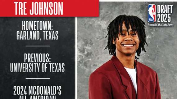 NBA Draft 2025 | Il pick #6 è Tre Johnson (Washington Wizards)
