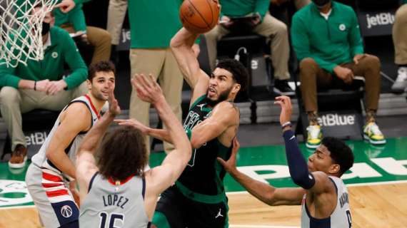NBA - Boston si riprende fermando l'ascesa dei Wizards