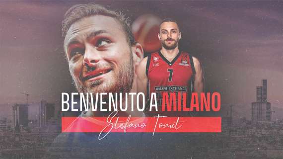 EuroLeague | Stefano Tonut is coming to Olimpia: "It is a dream come true for me, I'm so happy"