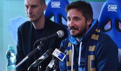 Lega A - Dinamo Sassari, la presentazione del tecnico biancoblu Gianmarco Pozzecco