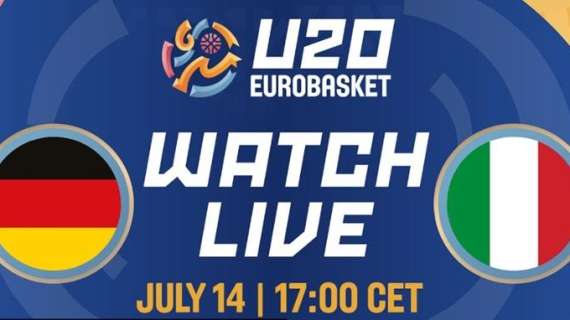 LIVE FIBA Eurobasket U20 F - Italia vs Germania diretta streaming 17:00