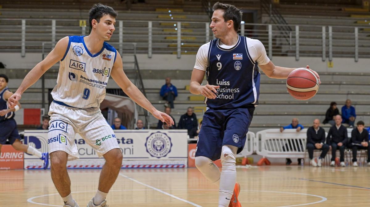 Serie B - La Luiss Basket torna al successo in trasferta sulla Benacquista Latina