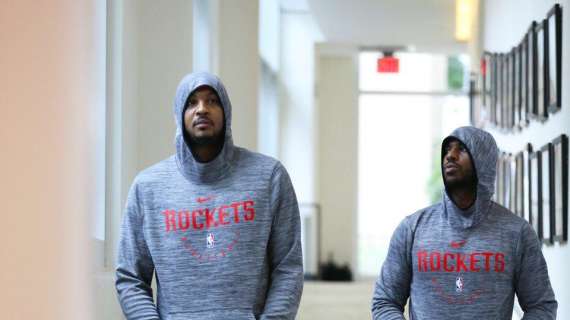 NBA - Preseason: domani il debutto di Melo Anthony con la maglia dei Rockets
