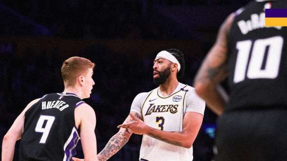 NBA - Con Austin Reaves e Anthony Davis i Lakers martellano i Kings