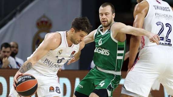 EuroLeague - Il Real Madrid si rialza a spese dello Zalgiris Kaunas
