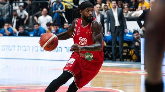 EC - Duro colpo per Itoudis e l'Hapoel TA: Patrick Beverley infortunato