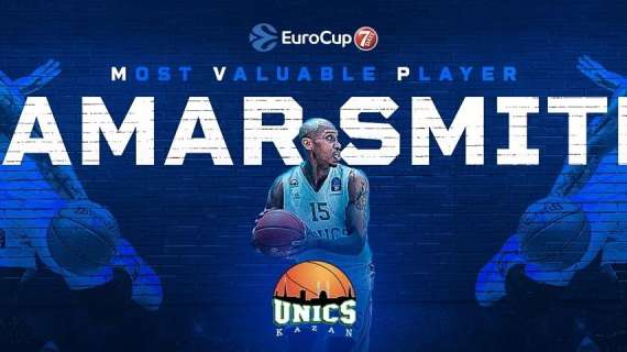 EuroCup - Unics Kazan, Jamar Smith è l'MVP della stagione 2020/21