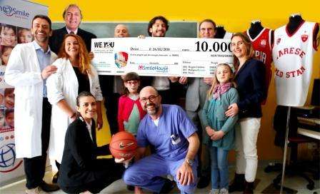 L'Old Star Game porta un regalo alla Fondazione Operation Smile Italia Onlus